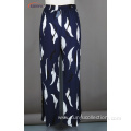 Ladie's woven viscose all over print pant